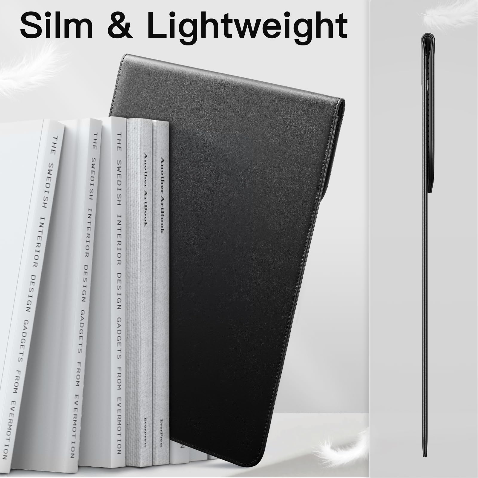 ������̵����JETech ����� �ѥ����󥱡��� MacBook Pro 14����� (M4/M3/M2/M1��2021-2024)�� �ޥ��ͥåȼ������դ� PU�쥶�������� (�֥�å�)