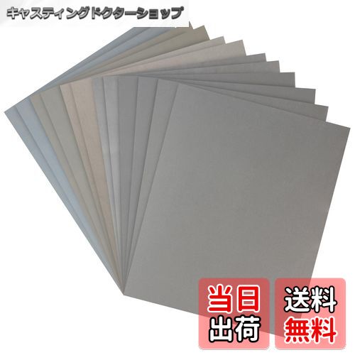 【送料無料】Hbitsae 耐水ペーパー 1000 1500 2000 3000 4000 5000 各2枚 12枚入 6種類 サンドペーパー..