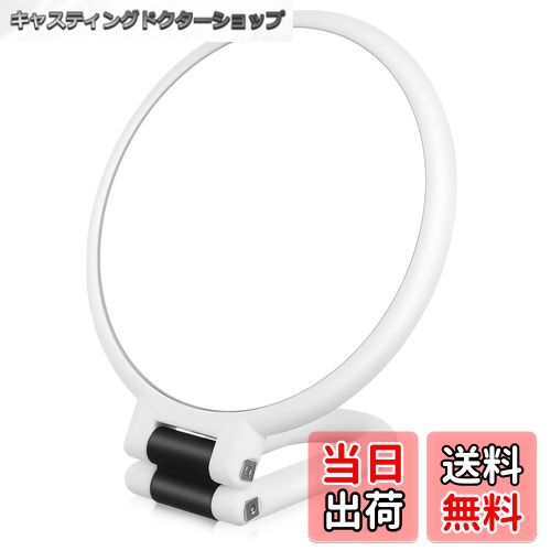【送料無料】BESTOYARD 手鏡 拡大鏡 10倍 等倍鏡 両面ミラー 卓上 ハンドミラー 壁掛け 3way 鏡 大きめ 鏡 拡大鏡 ハンドル付き両面鏡 卓上手鏡 スタンドミラー 折り畳み式化粧鏡 円形