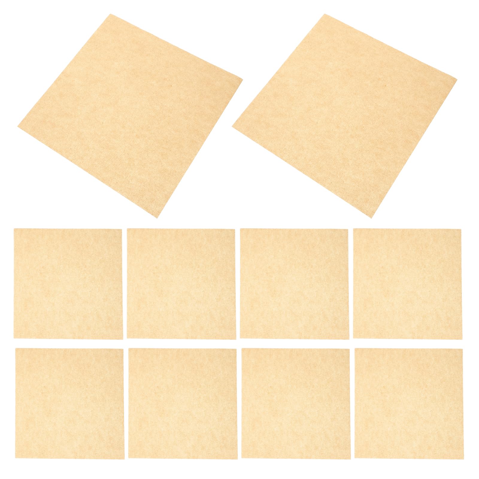 【送料無料】NUOLUX クッキングシート 業務用 500枚入 20x20cm オーブンシート ベーキングペーパー オーブンペーパー 耐熱 耐油 あぶらとり紙 揚げ物耐油紙 茶色