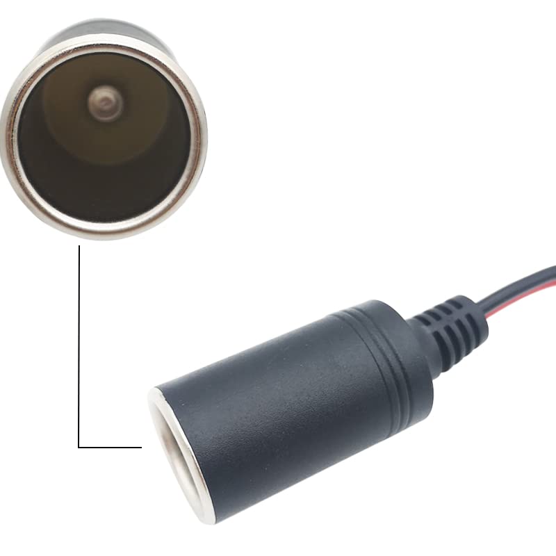 【送料無料】CTRICALVER 12V/24Vバッテリークリップタイプカーシガーソケットアダ...