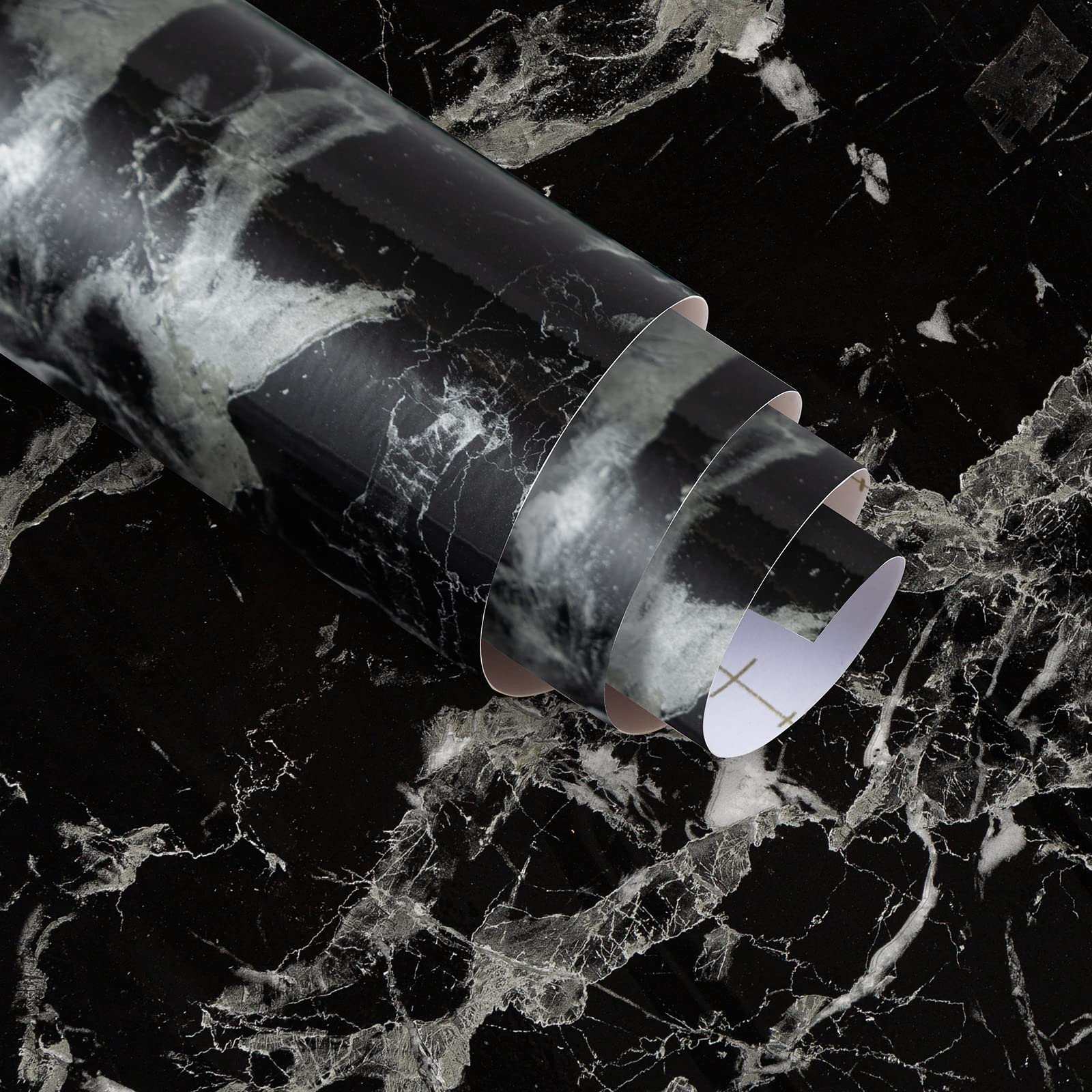 【送料無料】Boobest リメイクシート 大理石 シート 剥がせる壁紙シール 幅80cm×長さ4m 大理石 床 シート壁紙 おしゃれ クロス 模様替え 光沢 ウォールステッカー 防水 防油 防汚 厚手 耐熱 テーブル用 撮影用背景シート 家具補修 賃貸OK 多用途 装飾シート