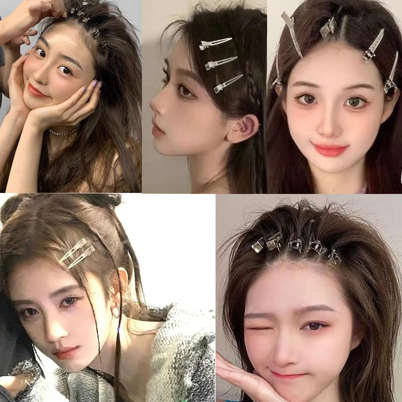 【送料無料】ヘアークリップ ダッカール 跡がつかない ヘアクリップ 美容師 業務用ダッカール しっかりとまる プロ用 ヘアピン 前髪 ダッカールピン ブロッキング カールクリップ 錆びにくい ヘアカット スタイリング (大きい/5個入り) castingdoctor-10095192 キャスティングドクターショップ サンプル画像3