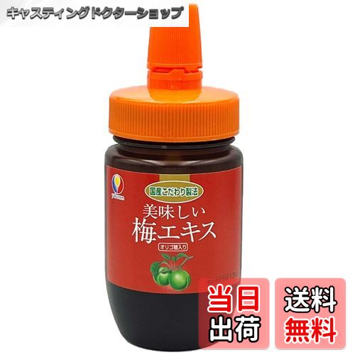【送料無料】ヤクゼン 国産こだわり製法 美味しい梅エキス オリゴ糖入り 130g｜使いやすいチューブタイプ (1本)｜ドリンクや料理にも｜ほんのり甘く美味しい味わい