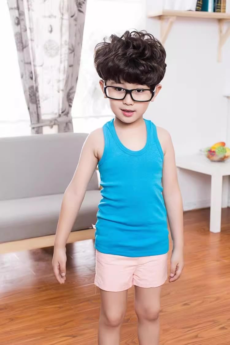 【送料無料】[ZGKULAEAOW] 選べる9カラー キッズ タンクトップ 女の子 男の子 カラ...