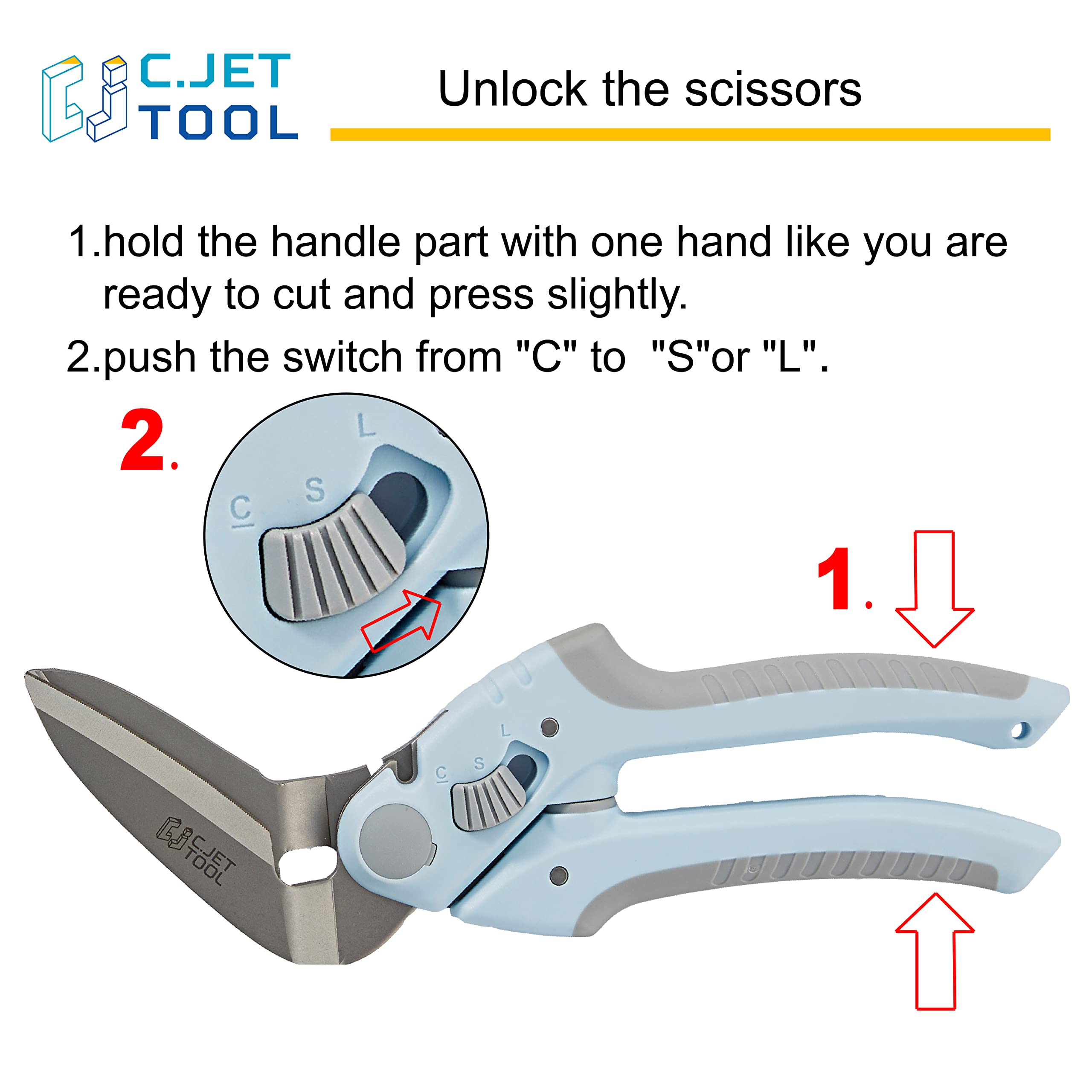 【送料無料】C.Jet Tool 万能ハサミ ステンレス鋼製 多機能 鋼製刃 多目的切断工具...