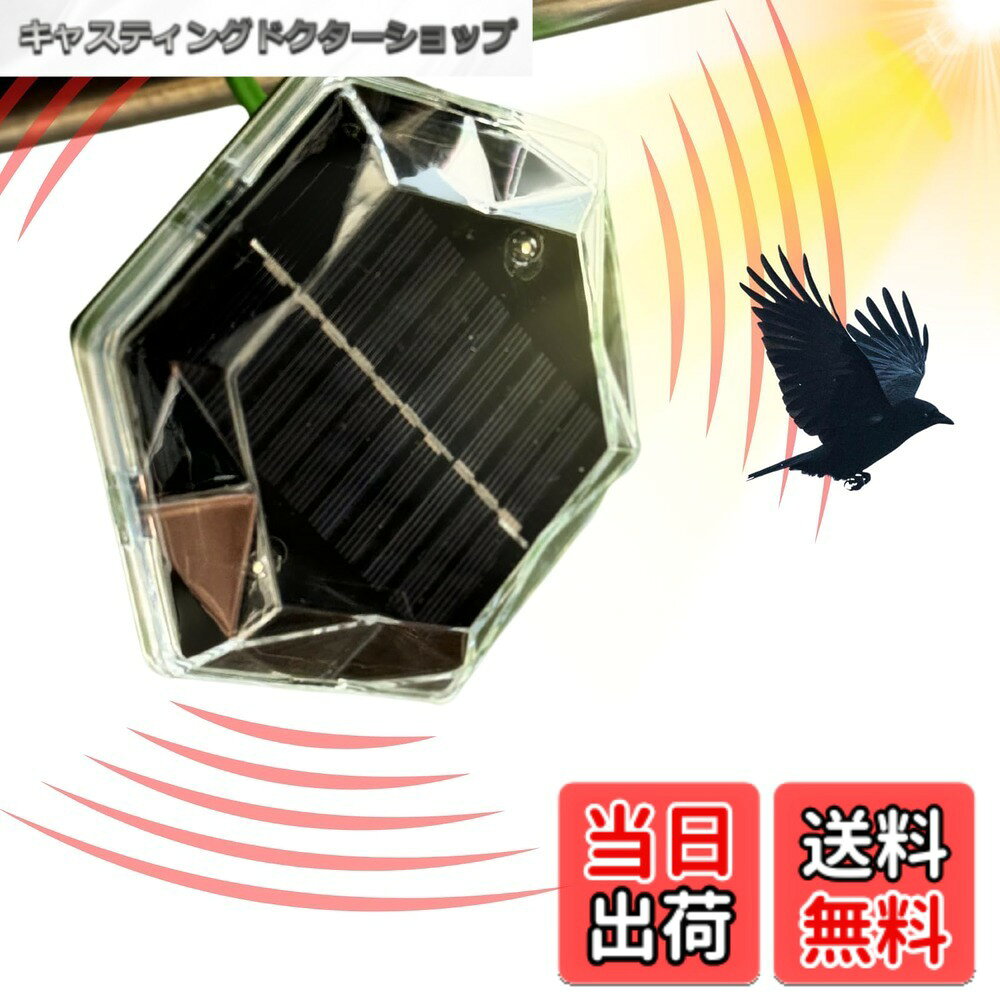 【送料無料】ISOTRONIC カラスよけ 鳩よけ 鳥よけ 超音波撃退器 超音波 フラッシュ...