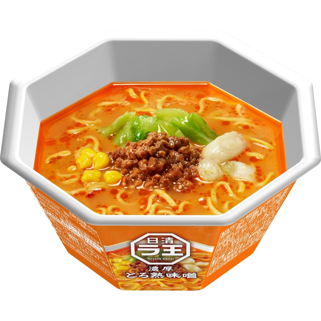 【送料無料】ラ王 とろ熟味噌 [ラードのコクと味噌の旨み] 日清食品 カップ麺 118g...