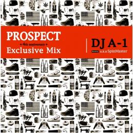 PROSPECTのANNIVERSARYを記念して、DJ A-1 a.k.a. SPIN MASTERにより制作された"Exclusive Mix"。PROSPECTとA-1双方の"色"が凝縮された豪華内容! 出所のわからないMIXTAPEのインデックスやホワイトレーベルのレコードを手にしたような感覚を思いださせるアーティストのみの表記から、これが特別な物なんだとじわじわ伝わってくるでしょう。想像してください。 PROSPECTとは可能性・将来性・ビジョン・眺望・期待。 内容もグルーヴもありきたりな物とは一線を画す、まさに一筋縄ではいかないエクスクルーシヴな仕上がり! まるで5 Boroughsのあちこちでかかり、ブラウンストーンに長年染み込んできた数々のジャンルのクラシックスのエッセンスが一つになった、イナタさとアーバンさの見事なミックスは、やはりDJ A-1 a.k.a. SPIN MASTERによる唯一無二な感覚! 四季の豊かなNYCとJPNの街の風景を過去から現代へと自由に行き来し、一年を通して聴かせる様々な顔を持つサウンドトラックのような一枚。 クリーンなスニーカーとフードを被り、ルーツを大事にしながらも今のストリートを踏みしめるすべてのヘッズへ。Intro:DJ A-1 a.k.a Spin Master A TRIBE CALLED QUEST A.Slillz BASEMENT FREAKS BLACK EYED PEAS BEASTIE BOYS BUSTA RHYMES BEATVANDALAS BOB MARLEY COMMON DE LA SOUL DJ TZINAS & MRBiGK FREESTYLERS FATBOY SLIM JAMES BROWN KANYE WEST KRS-ONE MOS DEF MICHAEL JACKSON NAS PETE ROCK C.L.SMOOTH Q-TIP SYLVIA STRIPLIN THE ROOTS TALIB KWELI SLUM TAANA GARDNER ULTRAMAGNETIC MC'S VILLAGE RAKIM 50 CENT