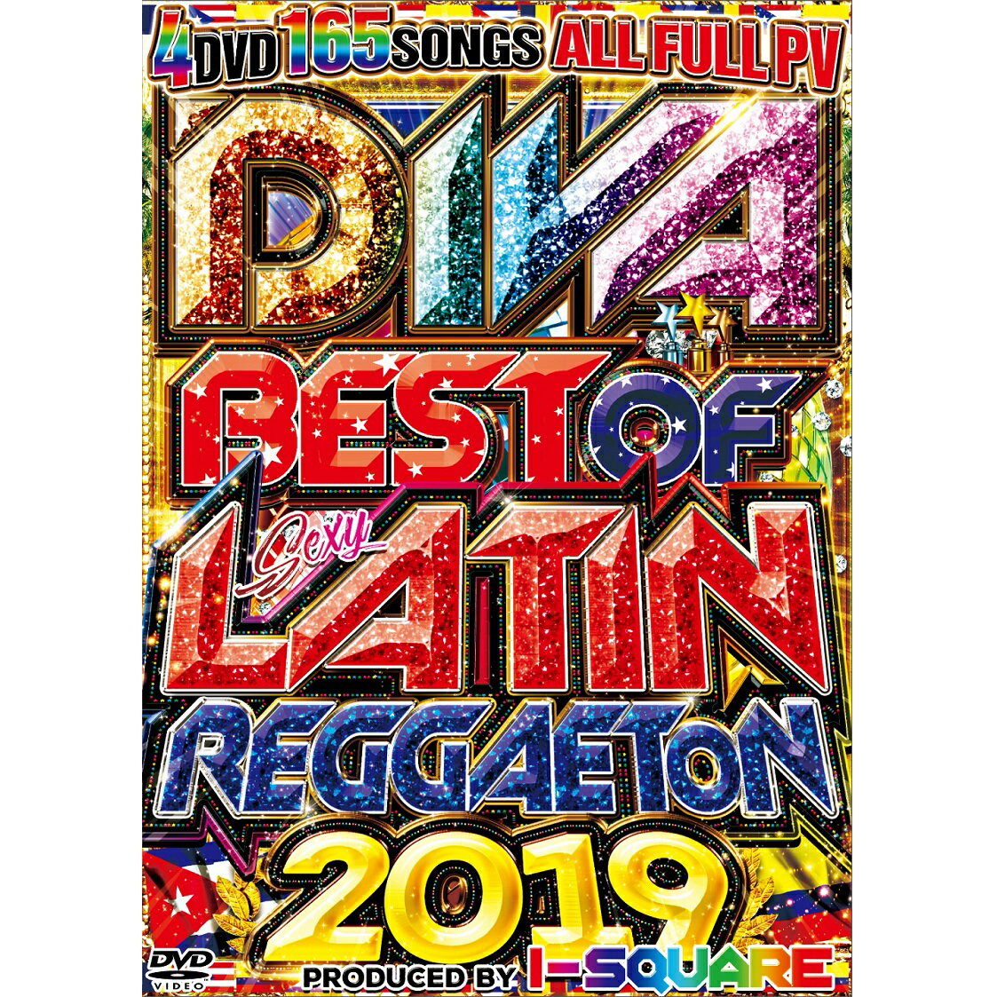 I-SQUARE / DIVA BEST OF SEXY LATIN REGGAETON 2019 (4DVD)