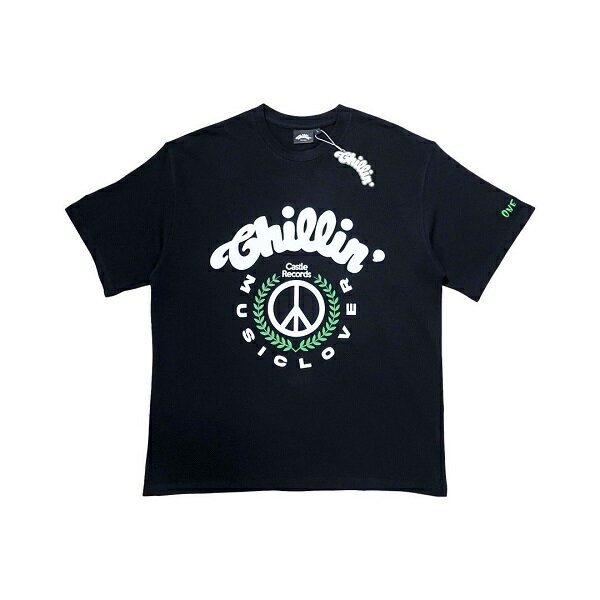 Chillin' × Castle Records / "MUSIC LOVER" T-shirts (BLACK)のサムネイル