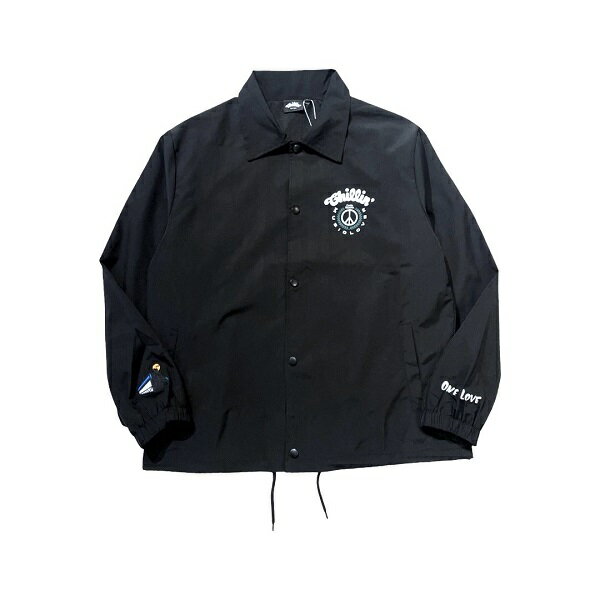 Chillin' × Castle Records / "MUSIC LOVER" COACH JACKET (BLACK)のサムネイル