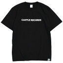 CASTLE-RECORDS T-shirts (BLACK x WHITE)