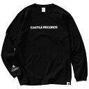 【￥↓】 CASTLE-RECORDS LONG T-shirts “12th” (BLACK x WHITE)