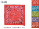 ＜ネコポス対応＞【HAV A HANK】ハバハンク PAISLEY Bandana　ペイズリー・バンダナ