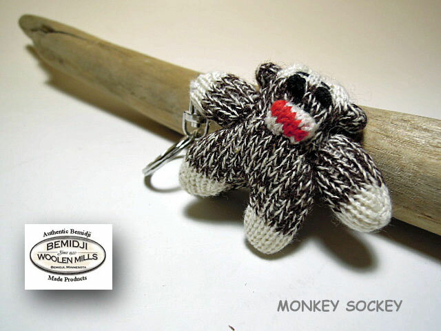 【BEMIDJI Woolen Mills 】Monkey Keyholder モンキーキーホルダー