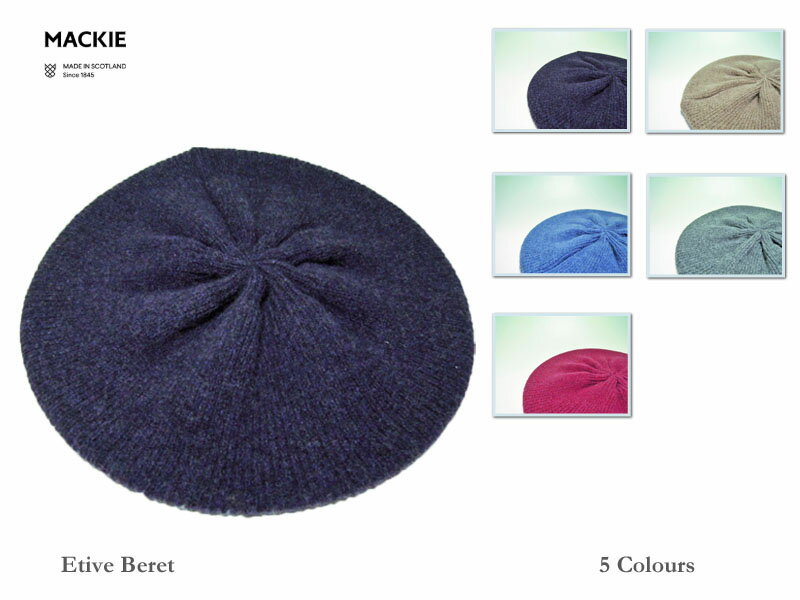 【Robert Mackie】ロバートマッキー Etive Beret フェアアイル・ベレー