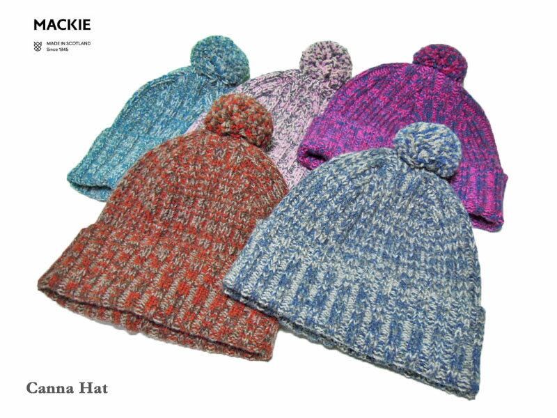 【Robert Mackie】ロバートマッキー Canna Hat リブ・ニットキャップ