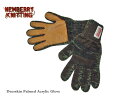 ニューベリーニッティング-Ladies Deerskin Palmed Acrylic Glove-ディアスキン・グローブ