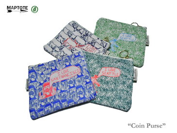 ＜ネコポス対応＞【MAPTOTE】マップトート Coin Purse ミニ・ポーチ（小銭入れ）