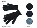<ネコポス対応>【Robert MACKIE】ロバート・マッキー Clyde Mens Glove厚手リブニット手袋