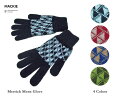 ＜ネコポス対応＞【Robert MACKIE】ロバート マッキー Merrick Mens Glove メンズ ジャカード手袋