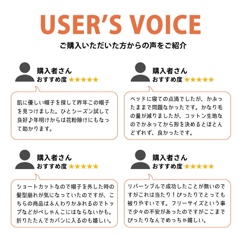 医療用帽子はじめてセット