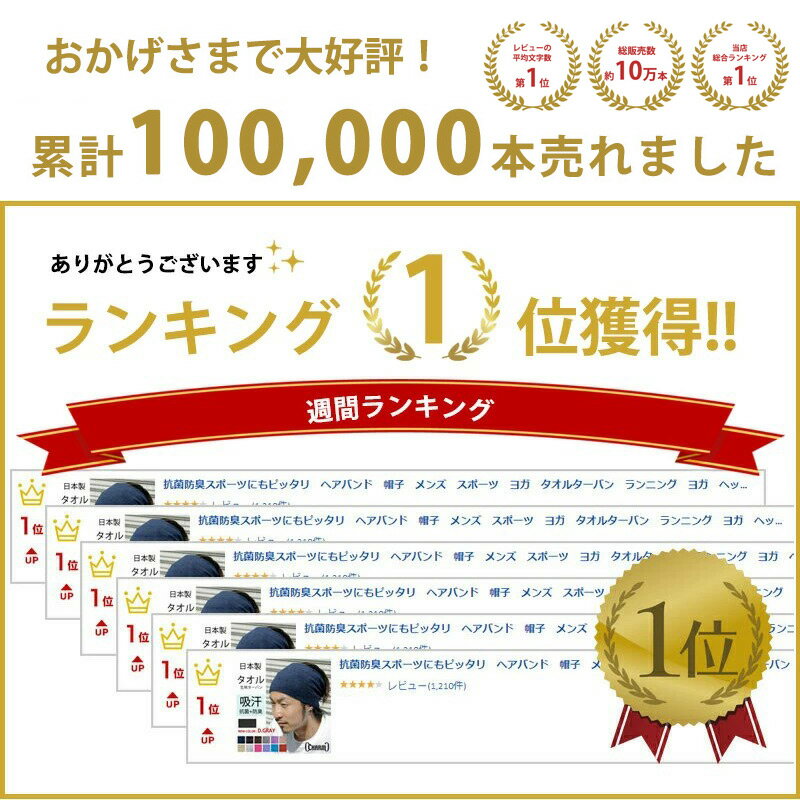 【楽天ランキング1位獲得】CHARM 日本製 タック加工のびのび パイル ターバン ヘアバンド | メンズ レディース タオル ヘッドバンド ヘアターバン ヘアーバンド スポーツ おしゃれ 幅広 太め 汗止め 洗顔 吸汗 ランニング お風呂上がり ヘルメットインナー サッカー テニス通販 サッカー 用品 セール