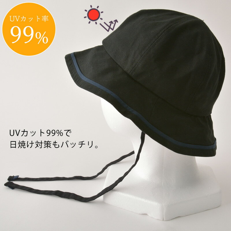 【アウトレット セール】ノーバ 吸水速乾 UVカット 柔らか コットン ハット | レデ...
