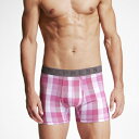【エクスプレス】【S/M/Lサイズ】メンズボクサーパンツ/PLAID KNIT BOXER BRIEFS(カラー:ピンク)【EXPRESS】10P03Dec16
