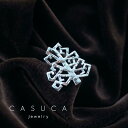 【 bluebush L 帯留め 】真鍮 ゴールド ジュエリー CASUCA カスカ ブルーブッシュ アカシア ミモザ モチーフ アクセサリー 女性 大人 上品...