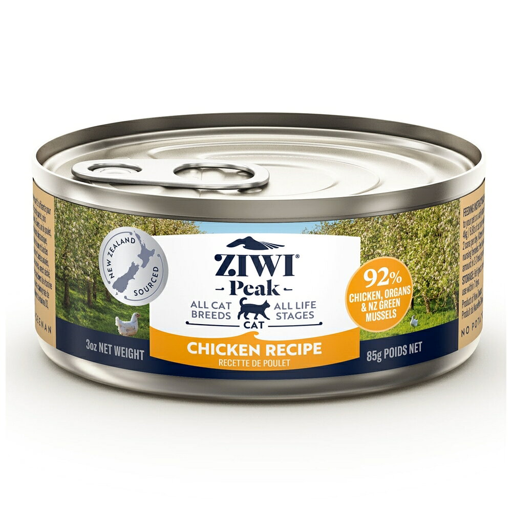 乐天商城 - 猫用 キャットフード Ziwi キャット缶 フリーレンジチキン 85g プレミアムフード 全猫種用 オールライフステージ 成猫 アダルト 高齢猫 シニア ジウィー ジィウィー ジウィ トランペッツ Trumpets 【B】