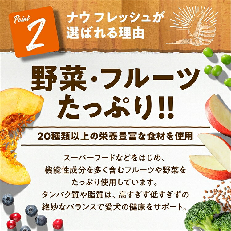 【LINE追加で最大2,000円OFF】NOW シニア＆ウェイトマネジメント 9.98kg ドッグフード グレインフリー プレミアムフード ミールフリー 生肉 野菜 フルーツ 手作り シニア ダイエット グローバルペットニュートリション 【B】 cat-land-10168529 キャットランド サンプル画像3
