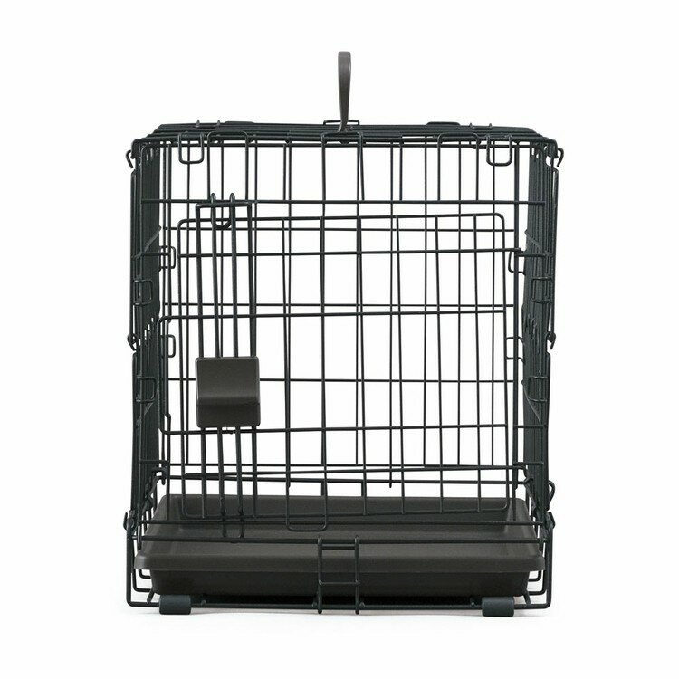 ペットキャリー 折り畳み 猫ゲージ 1段 一段 犬 小型犬 ケージ ゲージ 折りたたみ 折りたたみケージ アイアンブラック OKE-450R移動 おでかけ 旅行 アウトドア 軽量 帰省 病院 防災 避難 アイリスオーヤマ コンパクト 収納