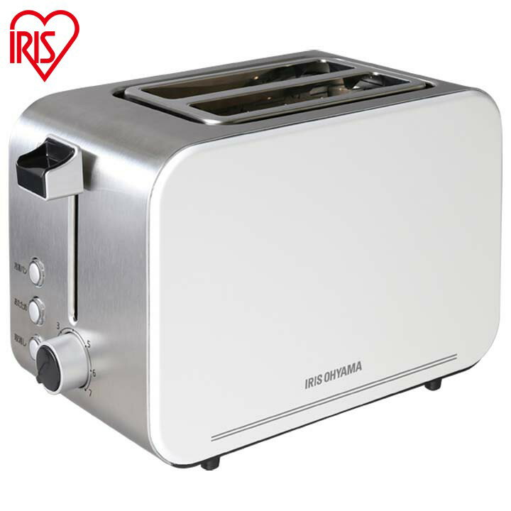 トースター 4枚 小型 オーブントースター ポップアップ IPT-850-W キッチン用品 キッチン家電 アイリスオーヤマ 楽天【RUP】