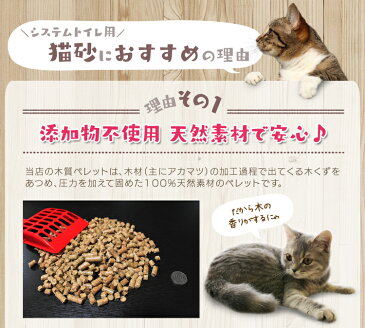 【最大300円offクーポン配布中！】【最安値に挑戦！】 猫砂 システムトイレ 木質ペレット 33L (20kg) 【代引不可】【同時注文不可】送料無料 33リットル システムトイレ向け 木製 木100% ネコ砂 ウッドペレット ネコトイレ 猫トイレ ペレットストーブ 楽天 【TD】