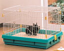 【キャットランドデー★全品5%オフクーポン!5/2限定】うさぎ ケージ すのこ ウサギ ラビット UK-650 小動物 ゲージ ハウス おうち 天面フルオープン...