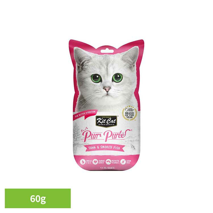 乐天商城 - キットキャット パーピューレ ツナ＆おかか 60g おやつ プレミアム 猫 ピューレ 素材 缶詰 美味しい キットキャット ツナ おかか グローバルペットニュートリション 【B】