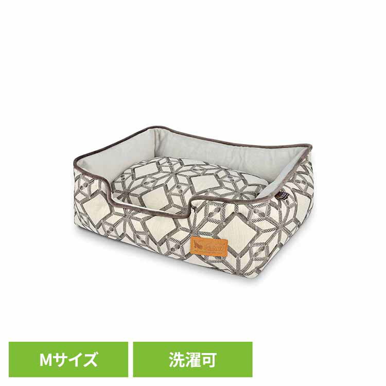ラウンジベッド M ソルスティス ペット用ベッド 犬用ベッド 猫用ベッド 犬用クッション 猫用クッション ペット用クッション あごのせ 洗いやすい ずっと使える デザイン性 ルークラン