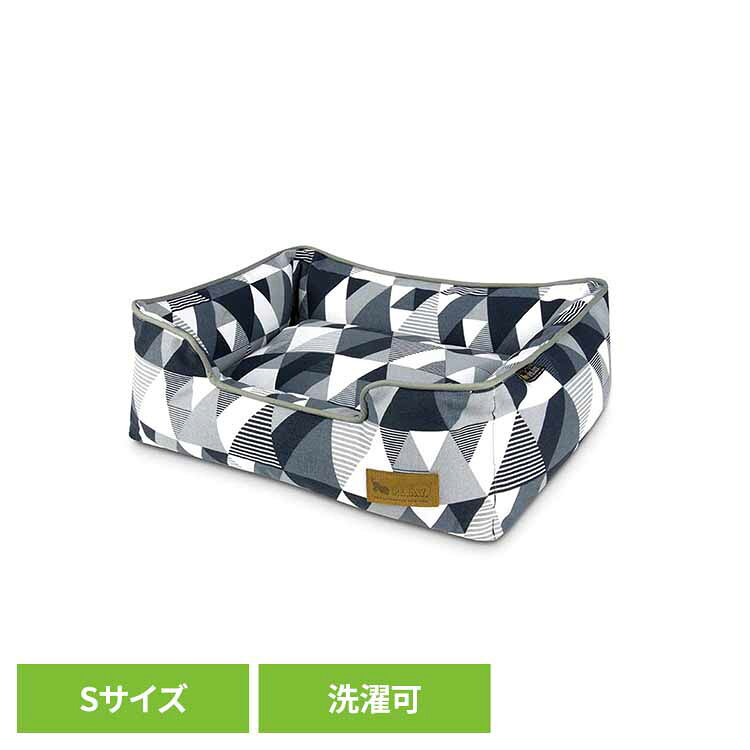 乐天商城 - ラウンジベッド S モザイク ペット用ベッド 犬用ベッド 猫用ベッド 犬用クッション 猫用クッション ペット用クッション あごのせ 洗いやすい ずっと使える デザイン性 ルークラン[06S]