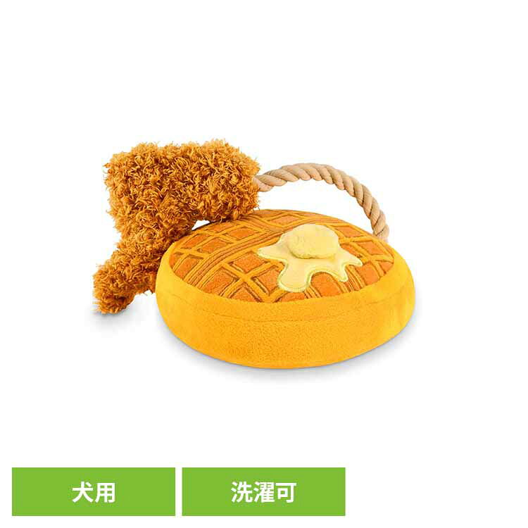 ＼ポイント5倍！27日10時迄／バーキングブランチ チキン＆ワッフル 犬用おもちゃ ペット用おもちゃ 犬..