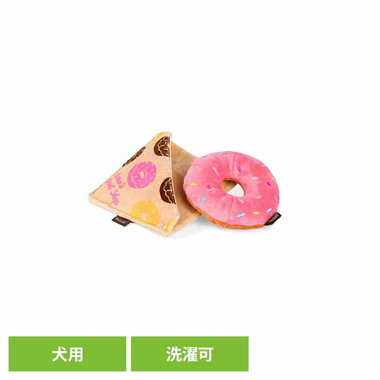樂天商城 - [店内ほぼ全品ポイントUP★ ※15日20時〜6H限定]パップカップカフェ リングドーナツ 犬用おもちゃ ペット用おもちゃ 犬用ぬいぐるみ 室内遊び 丈夫なおもちゃ 可愛いおもちゃ 飼い主に喜ばれる プレゼント 高品質 デザイン性 ルークラン