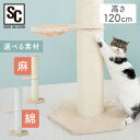 猫 爪とぎ ポール 猫 爪研ぎ 麻紐 爪とぎポール 省スペース 高さ120cm CSPH-6012 つめとぎ おもちゃ キャットタワー ポール ハイタイプ 120cm 猫用 猫 麻縄 綿縄 多頭飼い インテリア おしゃれ 簡単組み立て【D】【新】【AR対象】