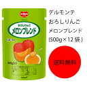 【送料無料】【業務用】【大容量】キッコーマン　デルモンテ　おろしりんごメロンブレンド(500g×12袋)