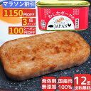 マラソン 限定 3倍 ポイント & 100円off クーポン 5650⇒5550円 12缶 わしたポーク JAPAN 備蓄 非常食 食料 食料品 缶詰 備蓄用 缶詰め 詰め合わせ 楽天1位 国産 無添加 無塩せき 送料無料 防災 長期保存 ポーク ランチョンミート 発色剤 不使用