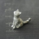 ハンドメイド錫 猫の箸置き(立ち座りねこ)【猫雑貨】【錫】【箸置き】