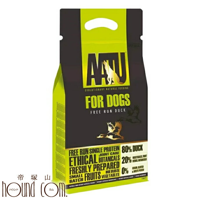 成犬用　AATU（アートゥー） ダック 1.5kg【a0337】穀物不使用　グレインフリー　グルコサミン　コンド..