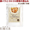 【割引クーポン配布中】愛犬の安心レトルトごはん 豚バラとゴロゴロ野菜の煮込み(100g 30袋)まとめ買い 犬用 無添加 国産 ウェットフード パウチ ドッグフード ドック 子犬から成犬・シニアまで 一般食 豚肉 低リン 帝塚山ハウンドカム