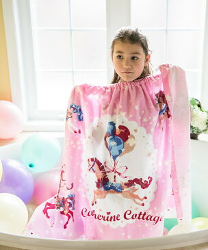 【全品20%OFFクーポン】女の子 ラップタオル ロマンティック柄プールタオル [ 子供用 大人用 着替えタオル ポンチョ ピンクブルー パープル 80cm×120cm 綿100% 水着用 水泳 ビーチタオル キッズ ジュニア レディース ロングサイズ 大判 巻きタオル TAK