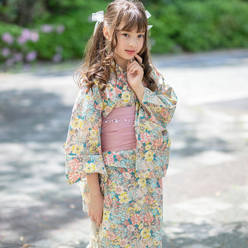 楽天市場】浴衣 子供 女の子 セパレート（カラーピンク）の通販